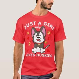 Camiseta Apenas Uma Menina Que Adora Roucos