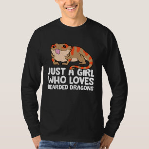 Camiseta Apenas Uma Menina Que Adora Um Urso Réptil De Drag
