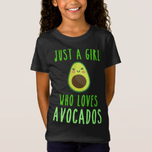 Camiseta Apenas Uma Menina Que Ama A Fruta Saudável De Vivo