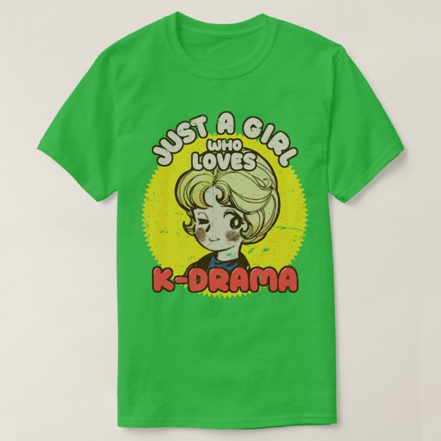 Camiseta Apenas Uma Menina Que Ama A Rapariga Do KDrama Ota (Frente do Design)