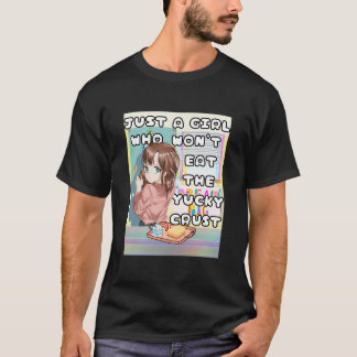 Camiseta Apenas Uma Menina Que Ama Anime Engraçado Parody I