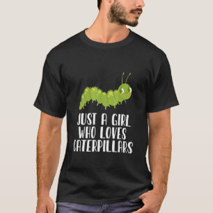 Camiseta Apenas Uma Menina Que Ama As Lagartas