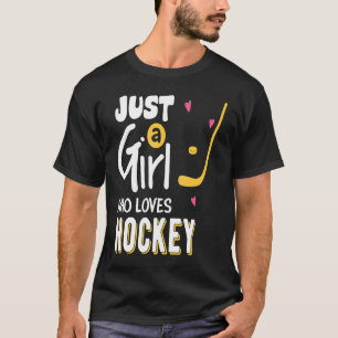 Camiseta Apenas Uma Menina Que Ama As Mulheres Goalie Jogad