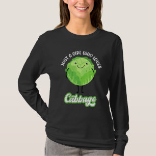 Camiseta Apenas Uma Menina Que Ama Cabinas Com Amor Vegetal