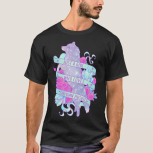 Camiseta Apenas Uma Menina Que Ama Cachorros Roucos