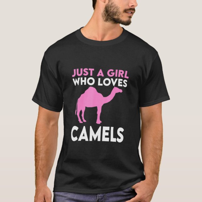 Camiseta Apenas Uma Menina Que Ama Camelos (Frente)
