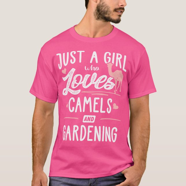 Camiseta Apenas Uma Menina Que Ama Camelos E Presente De Ja (Frente)