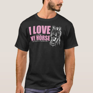 Camiseta Apenas Uma Menina Que Ama Cavalos, A Pista Equestr