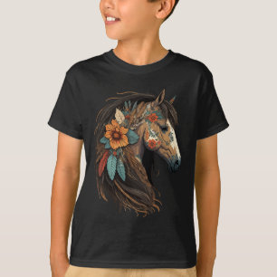 Camiseta Apenas Uma Menina Que Ama Cavalos Co. Cavalo Eques