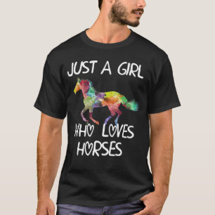Camiseta Apenas Uma Menina Que Ama Cavalos Custa