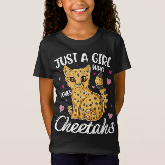 Camiseta Apenas Uma Menina Que Ama Chita | Heart Cheetah