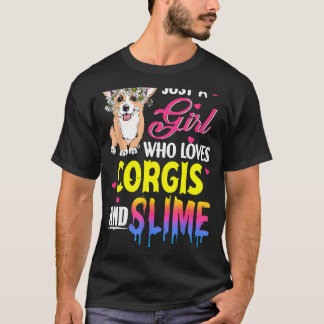 Camiseta Apenas Uma Menina Que Ama Corgis