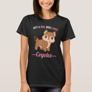 Camiseta Apenas Uma Menina Que Ama Coyotes