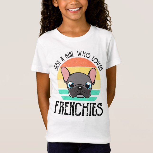 Camiseta Apenas Uma Menina Que Ama Francês (Frente)