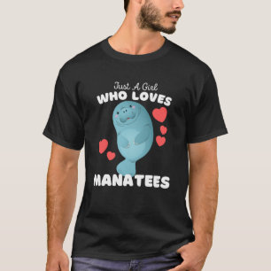 Camiseta Apenas Uma Menina Que Ama Ganchas Bonitas Manatona