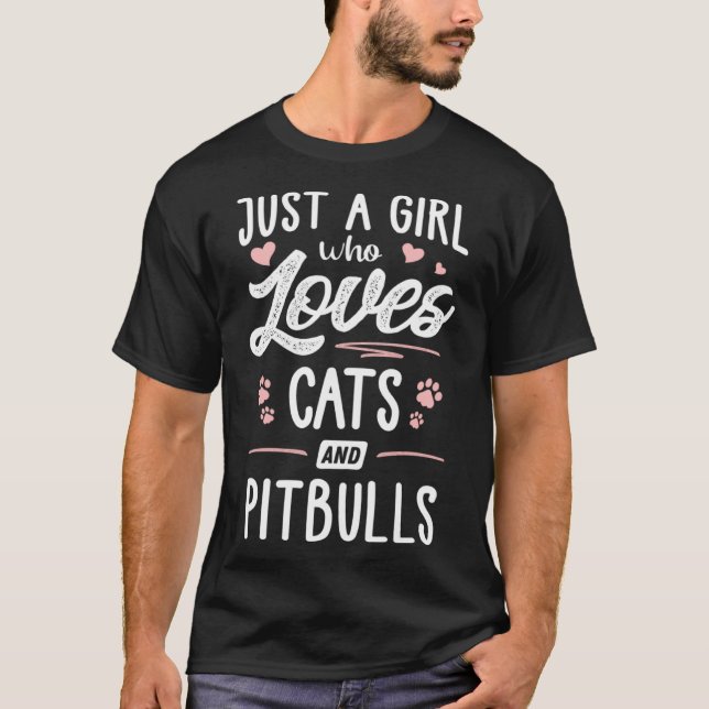 Camiseta Apenas Uma Menina Que Ama Gato De Gatos E Lâmpadas (Frente)