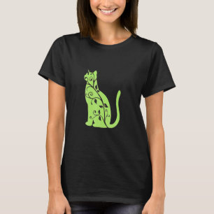 Camiseta Apenas Uma Menina Que Ama Gatos Mulheres Gatos Flo