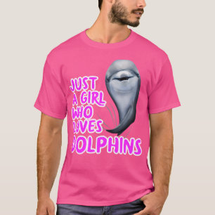 Camiseta Apenas Uma Menina Que Ama Golfinhos