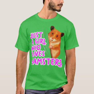 Camiseta Apenas Uma Menina Que Ama Hamsters