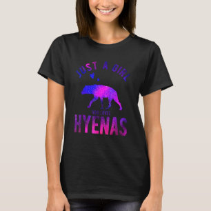 Camiseta Apenas Uma Menina Que Ama Hyenas Hyena Hyena