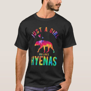 Camiseta Apenas Uma Menina Que Ama Hyenas Hyena Hyena