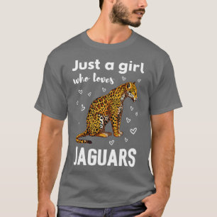 Camiseta Apenas Uma Menina Que Ama Jaguars II