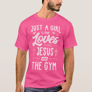 Camiseta Apenas Uma Menina Que Ama Jesus E A Mulher-Present