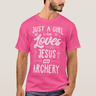 Camiseta Apenas Uma Menina Que Ama Jesus E Mulheres De Arte