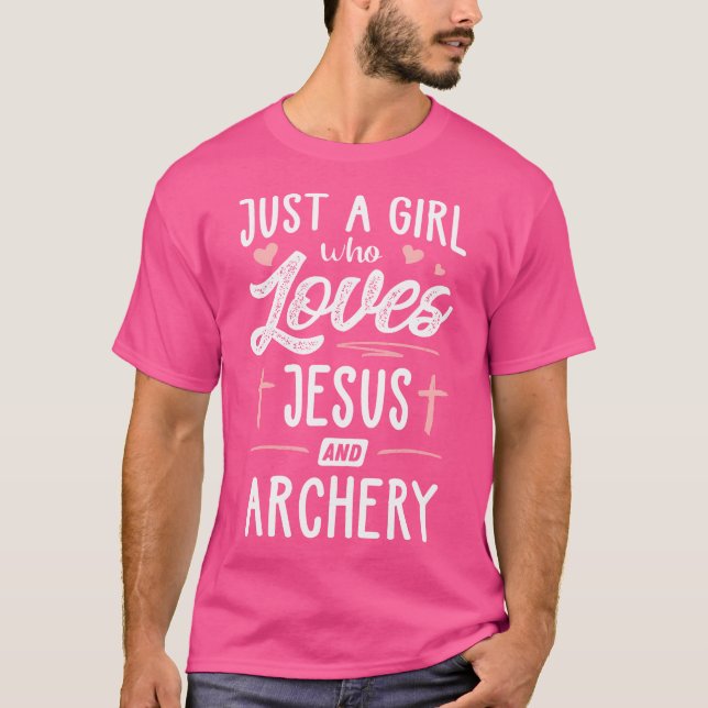 Camiseta Apenas Uma Menina Que Ama Jesus E Mulheres De Arte (Frente)