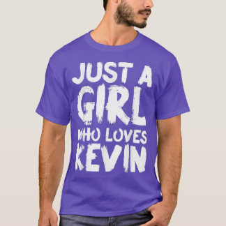 Camiseta Apenas Uma Menina Que Ama Kevin