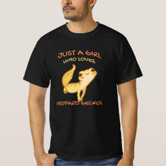 Camiseta Apenas Uma Menina Que Ama Leopard Gecko Gekko Liza