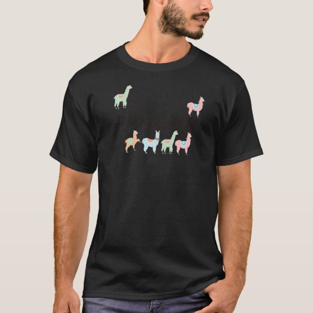 Camiseta Apenas Uma Menina Que Ama Lhamas Animais Bons Para (Frente)