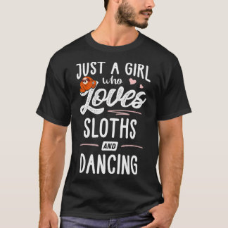 Camiseta Apenas Uma Menina Que Ama Lixeira E Dançando Slot 