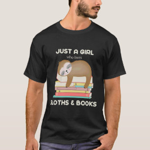 Camiseta Apenas Uma Menina Que Ama Lixos E Livros Coop