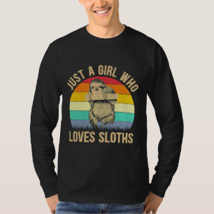 Camiseta Apenas Uma Menina Que Ama Lútero, Fofo Vintage Slo