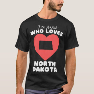 Camiseta Apenas Uma Menina Que Ama Meninas Bonitas Da Dakot