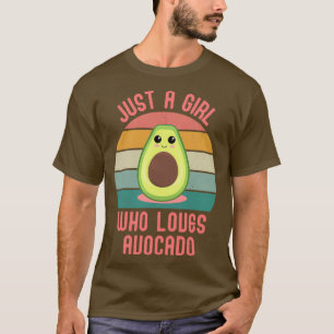 Camiseta Apenas Uma Menina Que Ama O Avocado 16