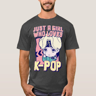 Camiseta Apenas Uma Menina Que Ama O KPOP