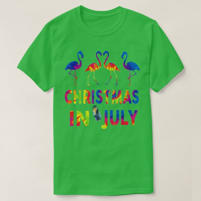Camiseta Apenas Uma Menina Que Ama O Natal Em Julho De Verã (Frente do Design)