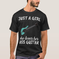 Apenas Uma Menina Que Ama O Seu Bass Guitar Roupa