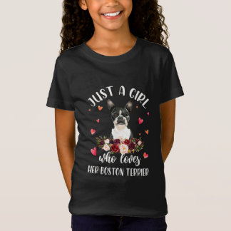 Camiseta Apenas Uma Menina Que Ama O Seu Sobreloso Cachorro