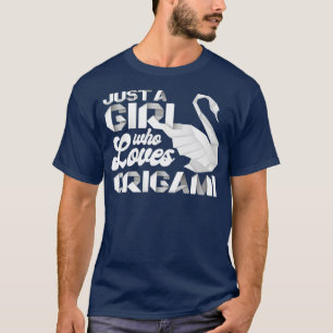 Camiseta Apenas Uma Menina Que Ama Origami