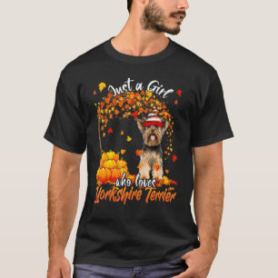 Camiseta Apenas Uma Menina Que Ama Os Obrigados De Cachorro