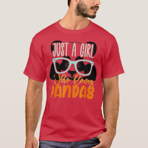 Camiseta Apenas Uma Menina Que Ama Pandas Cute Panda (18)