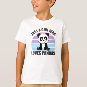 Camiseta Apenas Uma Menina Que Ama Pelas Doce Animais