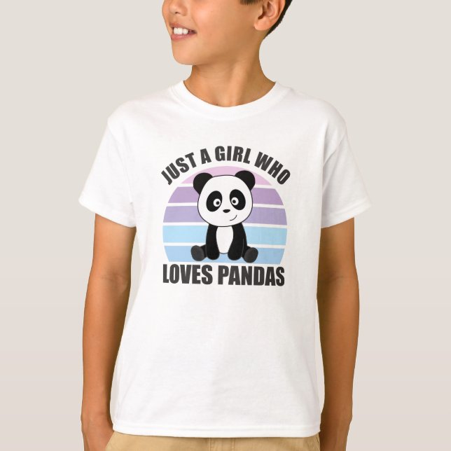 Camiseta Apenas Uma Menina Que Ama Pelas Doce Animais (Frente)