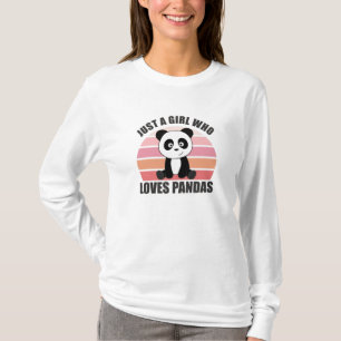 Camiseta Apenas Uma Menina Que Ama Pelas Doce Animais
