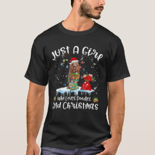 Camiseta Apenas Uma Menina Que Ama Poodle E Sw Feia De Nata