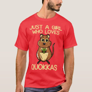 Camiseta Apenas Uma Menina Que Ama Quokkas