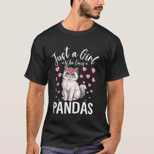 Camiseta Apenas Uma Menina Que Ama Ragdolls Mulheres E Meni